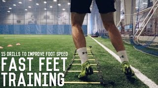 15 Fast Footwork Exercises  Increase Your Foot Speed With These Speed Ladder Drills [upl. by Reube]