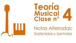 Notas Alteradas Sostenidos y Bemoles  Teoría Musical Clase 4 [upl. by Yremrej497]