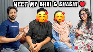 MEET MY BHAI amp BHABHI ❤️  Vlogs Mai Kyun Nahe Aty 🤔  Love Marriage Or Arrange Marriage 🥰 [upl. by Idarb]