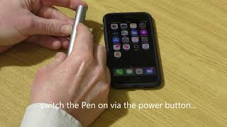 Connecting a Roger Pen to an Apple iPhone via Bluetooth [upl. by Kcirddec875]