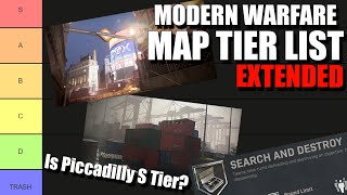 Modern Warfare Map Tier List in 2021   Search and Destroy Edition [upl. by Jeavons]