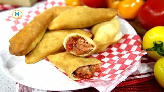 How to make classic tomato and mozzarella panzerotti  Your Morning [upl. by Nedrud649]