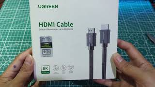 UGREEN HD135 HDMI 21 Cable 8K60Hz 4K120Hz 48Gbps HDCP22 amp 23 [upl. by Namajneb]