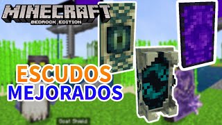 MAS ESCUDOS MOD  ADDONS para MINECRAFT BEDROCK [upl. by Enilatan974]