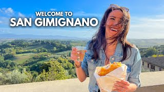 A Day in San Gimignano Italy 🇮🇹 San Gimignano Travel Guide and Walking Tour [upl. by Nylac]