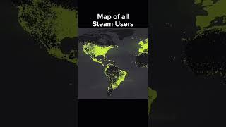 Map of all Steam users [upl. by Eyar]