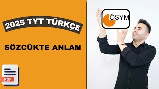 SÖZCÜKTE ANLAM TYT  KPSS  KPSS ÖN LİSANS  DGS [upl. by Ydnam]