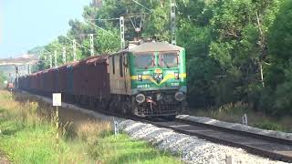 Electric Locomotive Tuglakabad WAG9 in Konkan Railways [upl. by Akinak645]