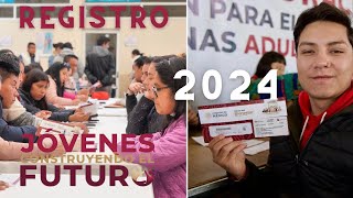 Como REGISTRARSE al programa Jovenes Construyendo el Futuro 2024 [upl. by Dorry]