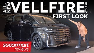 First Look Toyota Vellfire Hybrid  Sgcarmart Access [upl. by Llorrad]