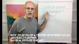 Abstract Painting  How to Develop a Center of Interest in an Abstract Painting [upl. by Uziel]