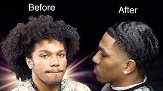 CRAZY HAIRCUT TRANSFORMATION  BARBER TUTORIAL 2023 [upl. by Othe]