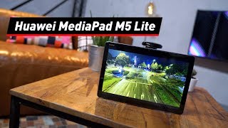 Ganz schön leicht Huawei MediaPad M5 Lite im Test [upl. by Anahsat]