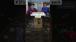 Devin amp Dylan use KSI’s new song as pack luck🇧🇷🤯 [upl. by Annua]