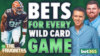 NFL Wild Card Betting Predictions amp BETS for NFL Playoffs NFL Expert Picks  The Favorites Podcast [upl. by Ennaecarg]