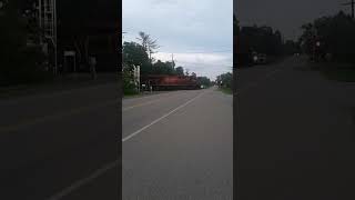 CP 8786 West Passing By DrumboMilepost 73 On The Galt Subdivision In Drumbo Ontario 062024 [upl. by Veejar]