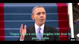 A Bad Lip Reading of Barack Obamas Inauguration Legendado PTBR [upl. by Dimitris]