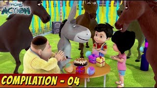 VIR The Robot Boy Cartoon in Hindi  Compilation 04  Hindi Cartoons for Kids  Wow Kidz Action [upl. by Joseph]