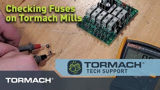 Checking a Fuse on a Tormach Machine [upl. by Kym]