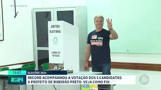 Eleições 2024 candidatos a prefeito de Ribeirão Preto votaram logo nas primeiras horas da manhã [upl. by Eanaj405]