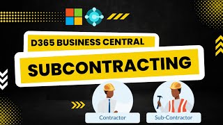 Subcontracting in Dynamics 365 Business Central NAV  Session  28  Hindi [upl. by Azral]