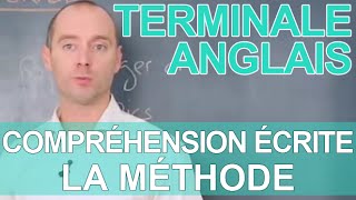 Compréhension écrite  La méthode  ANGLAIS  Terminale  Les Bons Profs [upl. by Ennovi993]