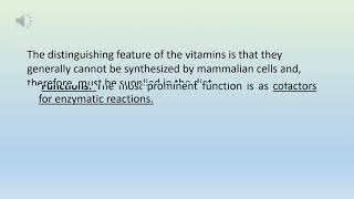 محاضرة الفيتامينات 1مقدمة عن الفيتاميناتVitaminsIntroduction [upl. by Ennaus]