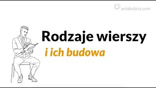 Rodzaje wierszy stroficzny stychiczny biały wolny sylabiczny sylabotoniczny toniczny [upl. by Nollie]