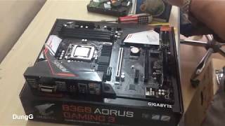 Mainboard Gigabyte B360 AORUS GAMING 3 LED RGB [upl. by Sophronia]