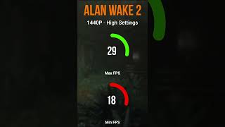 RX 7900 GRE  Alan Wake 2 Benchmark [upl. by Lrae]