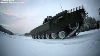 NEW second unique footage of T14 Armata Tank Firing UralVagonZavod 2016 [upl. by Adnarb]