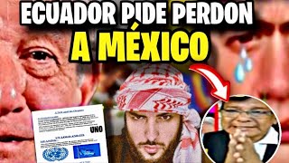 🔥ECUADOR Pide PERDON a MÉXICO 🇲🇽 lloran en vivo [upl. by Danialah]