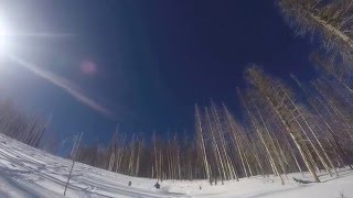 123015 Ski Apache Classic New Mexico Skiing Go pro 4 [upl. by Salene214]