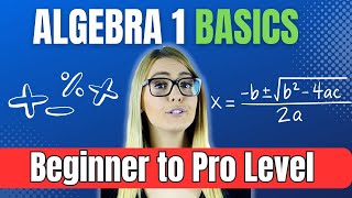 Algebra 1 Basics for Beginners [upl. by Alywt]