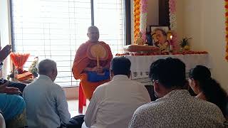 budhha roop pratisthapna Gruah pravesh Pooja vidhi paritran path by pujya bhante [upl. by Odrawde]