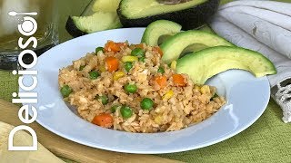 Arroz de Coliflor  LOW CARB  DELICIOSO [upl. by Yennaiv]