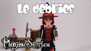 Le Débrief  LA SORCIÈRE DE LA RUE MOUFFETARD 🕶️ Conte Playmobil Stop Motion [upl. by Dollar]