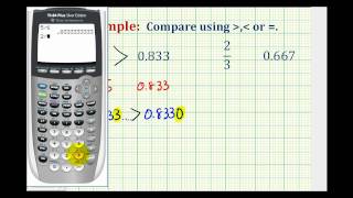 Ex Compare Fractions and Decimals using Inequality Symbols [upl. by Aleck]