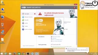 Eset Smart Security 8 Tam Sürüm Etkinleştirme TeknoUzman Özel [upl. by Arit224]