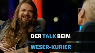 Bärbel Schäfer hatte beim WESERStrandTalk VersengoldSänger Malte Hoyer zu Gast [upl. by Airot]