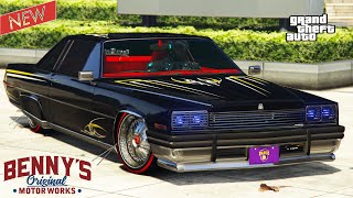 Albany Manana BENNYS Review amp Best Customization NEW DLC GTA 5 Online  Lowrider  Hydraulics [upl. by Tena]