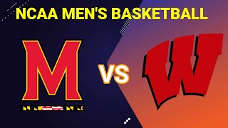 Maryland vs Wisconsin  2024 NCAA MENS BASKETBALL LIVE SCORE [upl. by Lesli308]