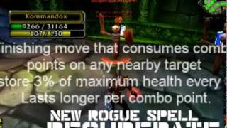 World of Warcraft Cataclysm Beta quotNew Rogue Spell  New First Aidquot [upl. by Keeton]