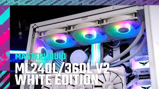 MasterLiquid ML240LML360L V2 ARGB White Edition [upl. by Jessabell]