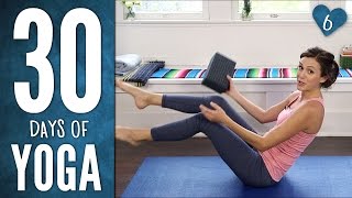 Day 6  SIX PACK ABS  30 Days of Yoga [upl. by Viddah630]