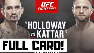 UFC Fight Night Holloway vs Kattar Predictions amp Full Card Betting Breakdown Fight Island 7 [upl. by Sucrad783]