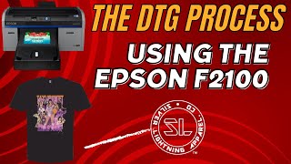 Printing High Details using the Epson F2100 DTG Printer [upl. by Lazaruk]