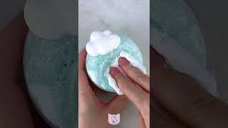 Slime ASMR 🌧 Cloud Fluff DIY Clay from YourSlimeBFF [upl. by Dalis]