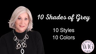 Top 10 GREY wig colors  TRY ON and discuss  How to wear GREY and love it  See my collection [upl. by Mitchel]