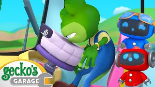 Geckos Bus Accident  Geckos Garage  Trucks For Children  Cartoons For Kids [upl. by Hose]